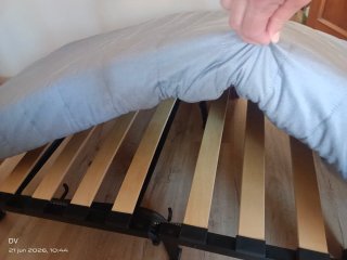 Sofá cama tela blanco