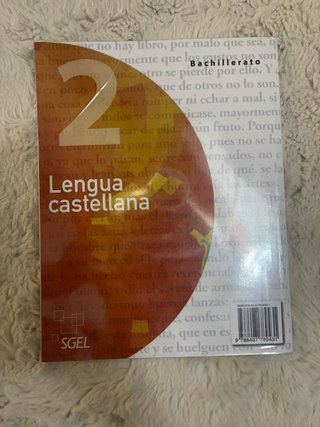 Lengua castellana 2º bachillerato