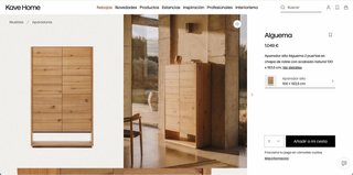 Aparador de madera Kave Home Alguema. Como nuevo