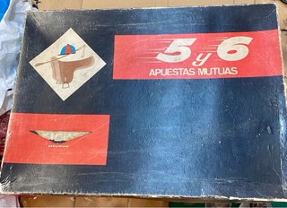 Juego de mesa de hípica antiguo