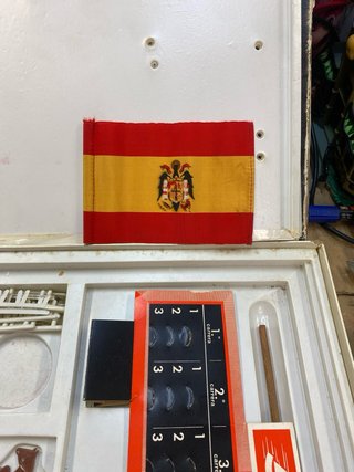 Juego de mesa de hípica antiguo