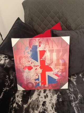 Pareja Cuadros Guitarra Union Jack