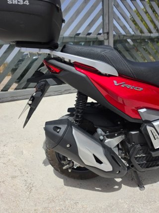 MH VR10 Scooter Roja y Plata