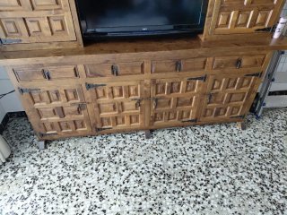 Mueble Castellano Aparador Rústico Madera