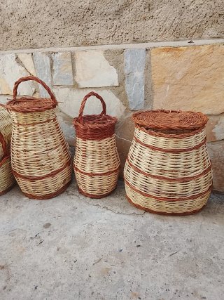 Mochila Mimbre Caña vive de pesca