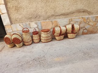 Mochila Mimbre Caña vive de pesca