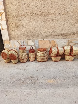 Mochila Mimbre Caña vive de pesca