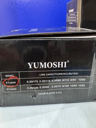 Carrete de pesca YUMOSHI KT3000