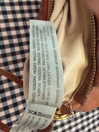 Bolso de mano piel Uterque marrón