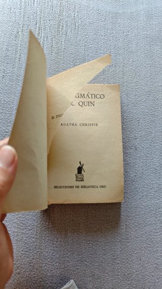 Libro "El enigmático Mr. Quin" - Agatha Christie