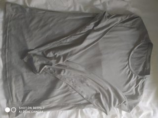 Camiseta Térmica Hombre Manga Larga XL Gris
