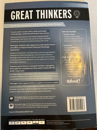GREAT THINKERS C1 Student's book & eReader: lib...
