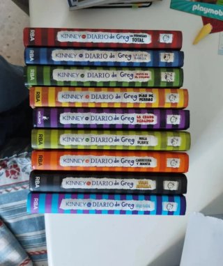 Libros Diario de Greg 1-2-3-4
