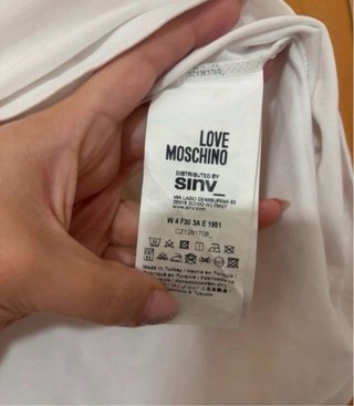 Camiseta Love Moschino Blanca