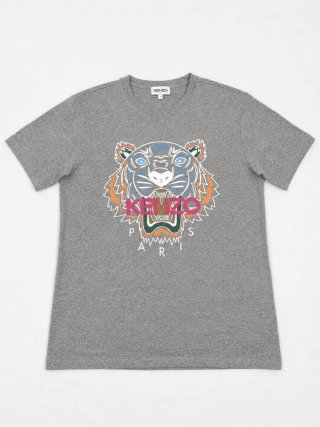 Camiseta Kenzo Talla M Gris Multicolor