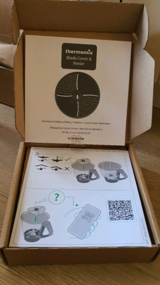 Cubrecuchillas y Pelador Thermomix Vorwerk