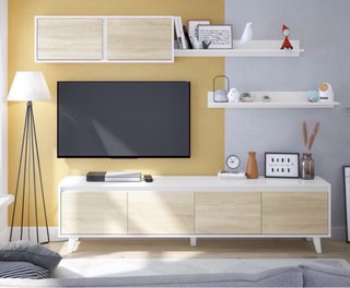 Mueble TV y mueble auxiliar salón