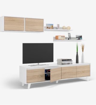 Mueble TV y mueble auxiliar salón