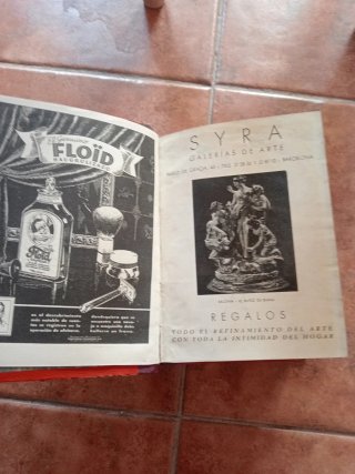 Bonito libro años 50,revistas encuadernadas