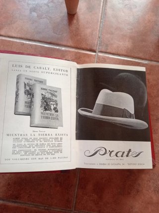 Bonito libro años 50,revistas encuadernadas