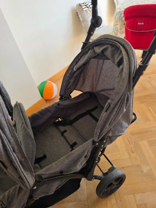 Carrito doble Baby Joy reclinable