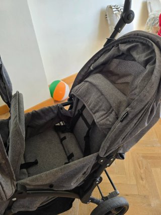 Carrito doble Baby Joy reclinable