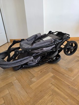 Carrito doble Baby Joy reclinable