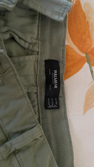 Pantalones cargo verdes para chico