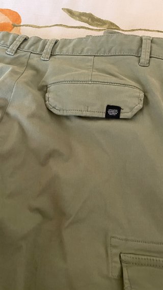 Pantalones cargo verdes para chico