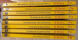 Lote libros Geronimo Stilton, en español