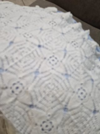 Copertina neonato uncinetto cotone