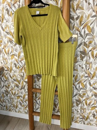 Conjunto WNT Collection verde/amarillo