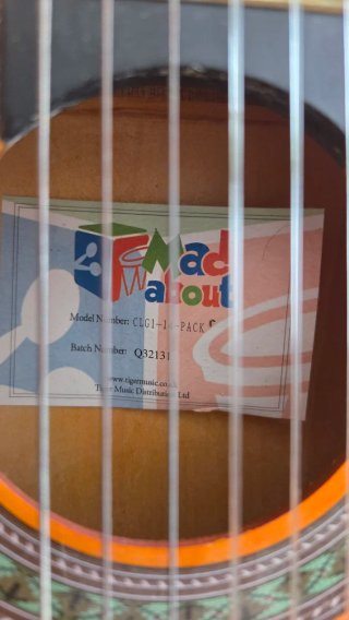 Guitarra Infantil Acústica Naranja