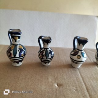 W e V 40. Set 6 anforette tunisine anni 60 a mano