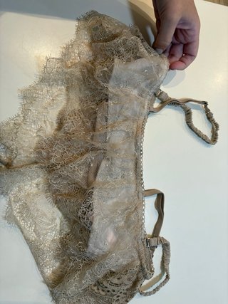 Ropa íntima Victoria's Secret Beige Encaje