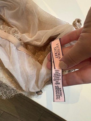 Ropa íntima Victoria's Secret Beige Encaje