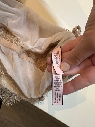 Ropa íntima Victoria's Secret Beige Encaje