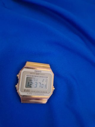 Reloj Casio Digital Dorado WR Resist