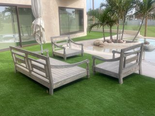 Tresillo de exterior Teca FSC