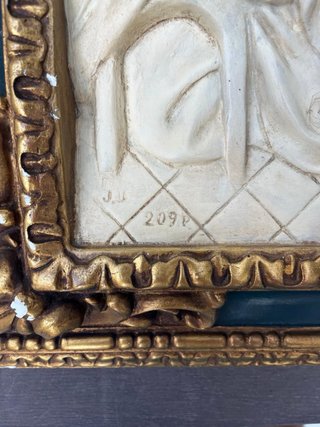 Relieve La Última Cena en mármol