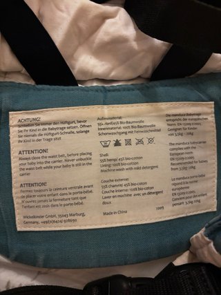 Mochila Portabebés Manduca