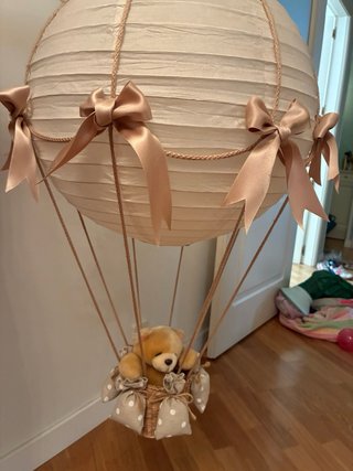 Lámpara globo aerostático infantil