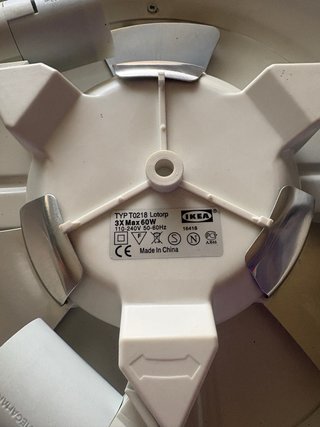 Lámpara Techo Lotorp IKEA Transparente
