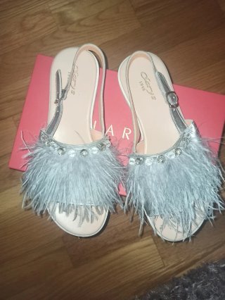 Sandali Clarys Argento Bambina Taglia 38