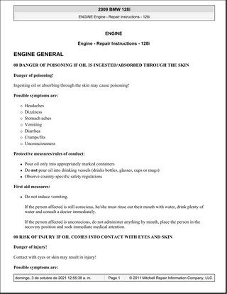 Manual Taller BMW 128i N51/N52 2009-2011