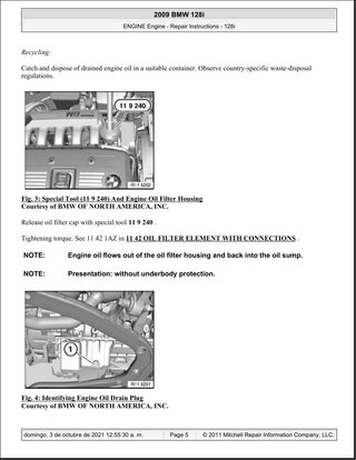 Manual Taller BMW 128i N51/N52 2009-2011