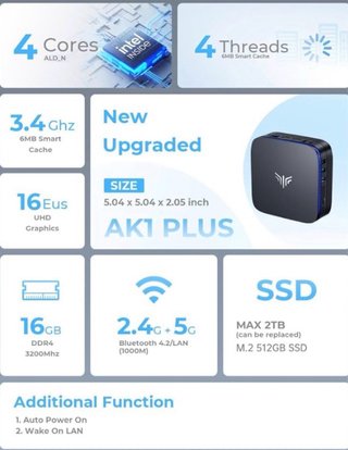 Mini PC Potente Nipogi