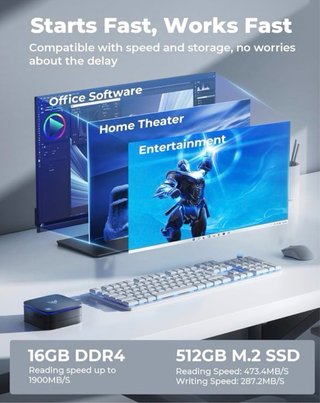 Mini PC Potente Nipogi