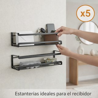 Estanterías repisas para botes especieros cocina