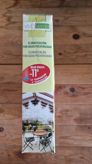 Kit Nebulizador Terraza Jardín 15m VIVO VERDE
